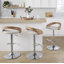 Tabouret de bar réglable Laurenzio avec repose-pieds arrondi en T-758589269-789590281