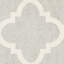 Tapis géométrique gris clair / beige Ammundsen-994845840
