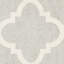 Tapis géométrique gris clair / beige Ammundsen-994845869