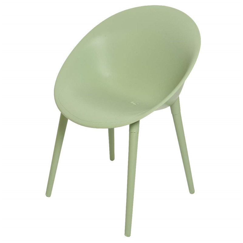 Outdoor Plastic Garden Patio And Deck Set - 2 Chairs And 1 Table (Green)