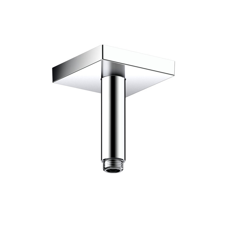 AXOR ShowerSolutions Square 4-Inch Extension Pipe for Ceiling Mount Shower Heads