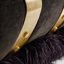 Ostrich Fluff Lounge Chair - Black / Black
