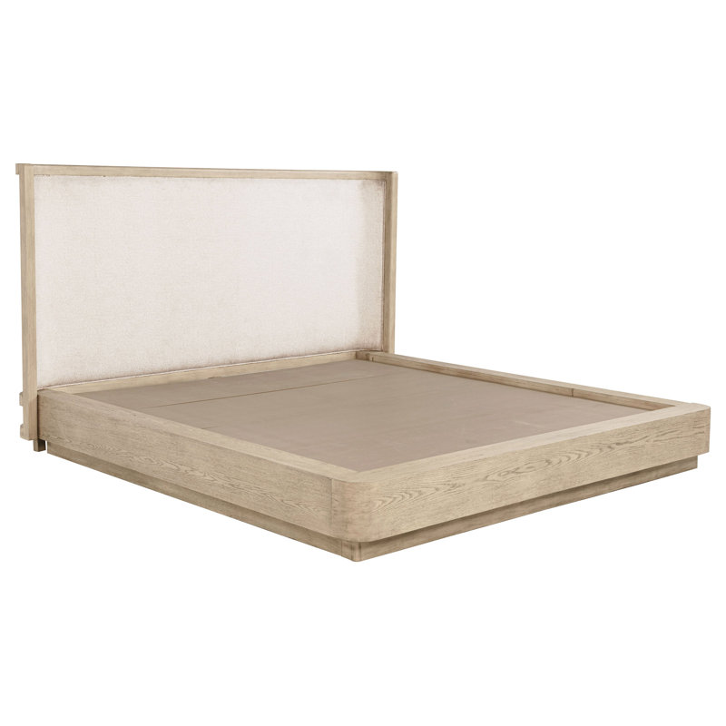 Kimpton Beige Oak Queen Wingback Bed