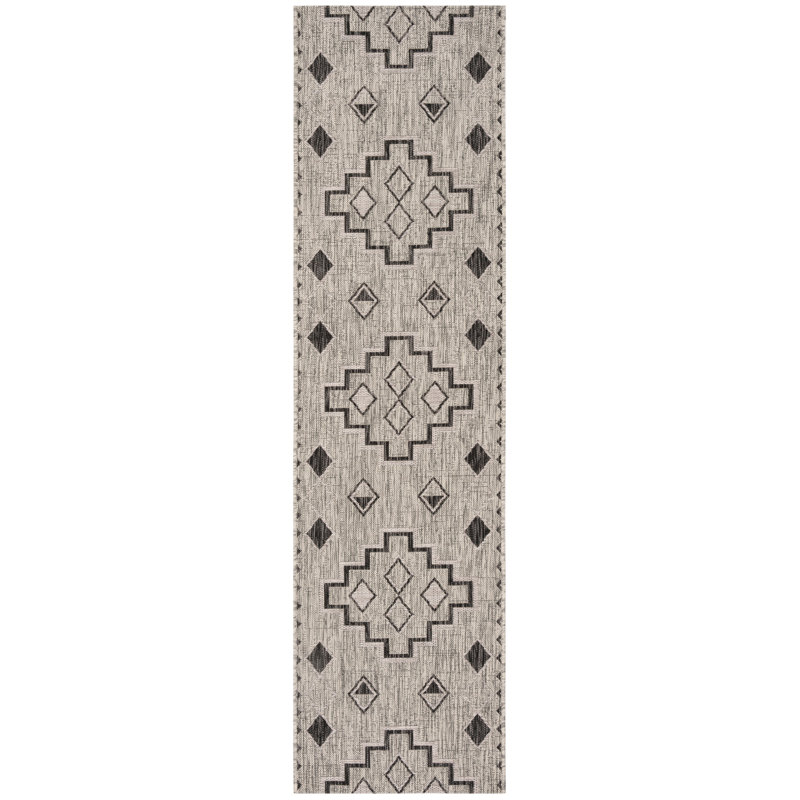 Amarien Southwestern Indoor/Outdoor Area Rug, Runner 2'3" x 12'