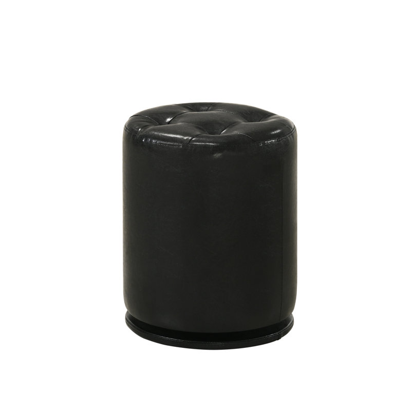 Tabouret de coiffeuse pivotant 1 pièce, Noir