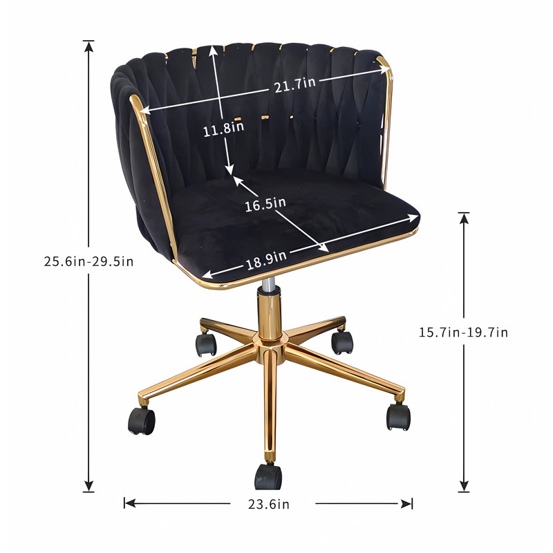 Chaise de bureau, Noir