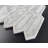2" x 6.5" Marble Picket Mosaic Wall & Floor Tile-50870167