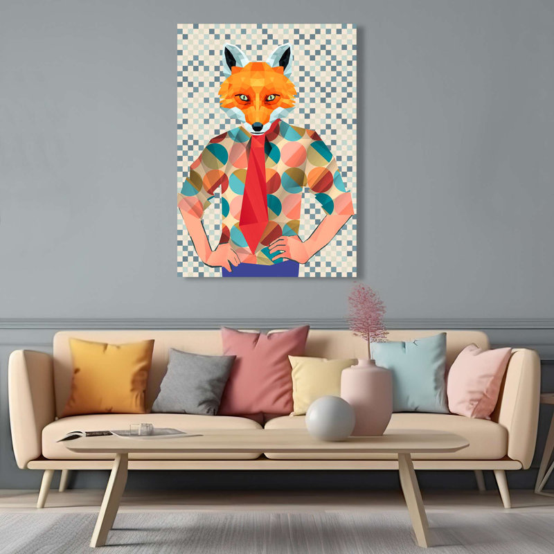 Fashion Animal by Matt Spencer - Wrapped Canvas Print, 80cm H x 60cm W x 4cm D