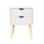 Table d'appoint avec 2 tiroirs-1150524915
