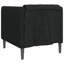  Canapé-fauteuil noir 100% polyester, contreplaqué, bois massif simple-2083355988