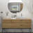 15.69"X13.69" White Ceramic Vessel Bathroom Sink