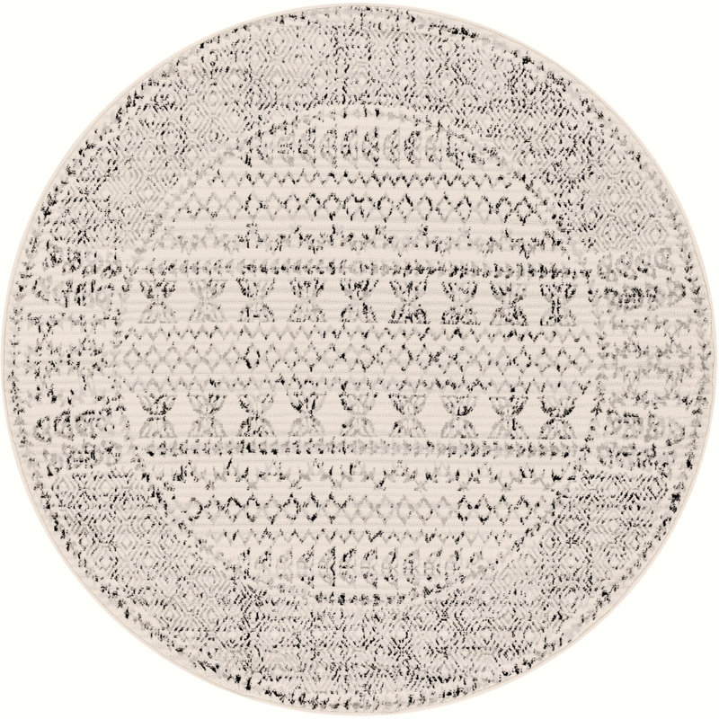 Oriental Area Rug, Round 160cm