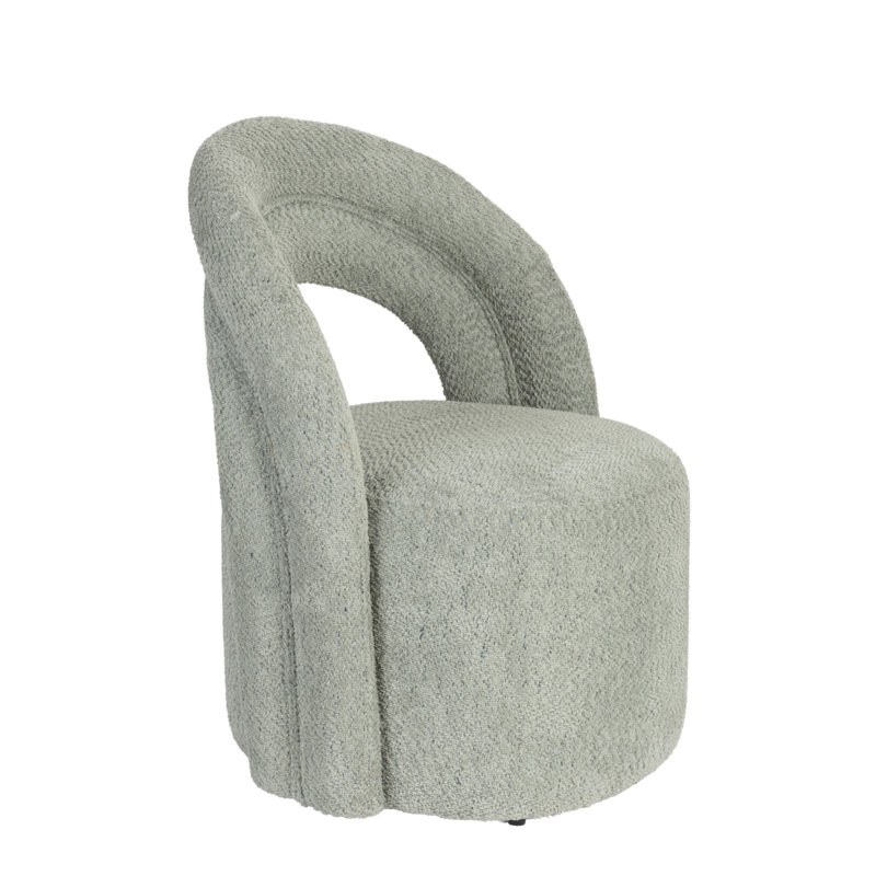Chaise d'appoint Seine, Polyester vert