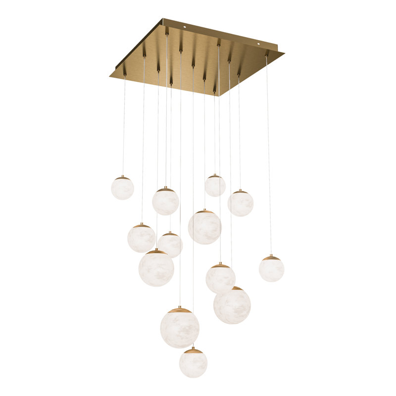 Luminaire suspendu à lumières DEL Poissons