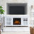 Norwell 73" Electric Fireplace by Real Flame