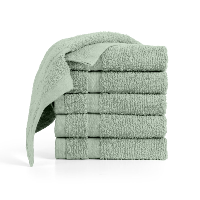 Martex The Everyday Sage Washcloth Set, Sage