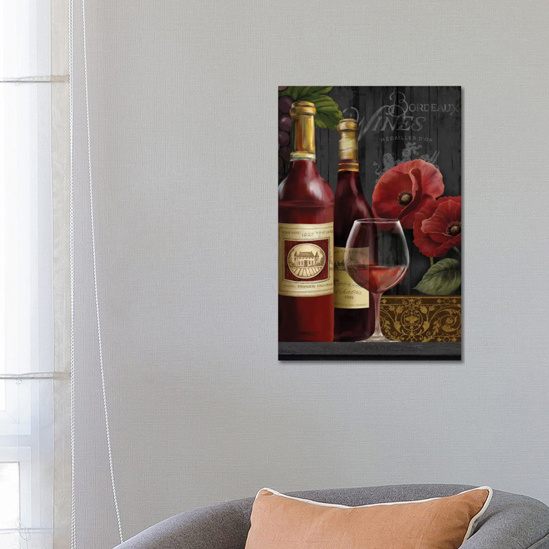 Chateau Wine II 1 Piece Wrapped Canvas Wall Art, 66.04 cm H x 45.72 cm W x 1.91 cm D