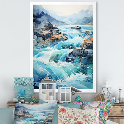 Turquoise River Endless Journey I " Turquoise River Endless Journey I " Print