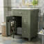 Meuble-lavabo 24 po avec lavabo en céramique, porte à fermeture douce, 2 tiroirs à fermeture douce-1027134161