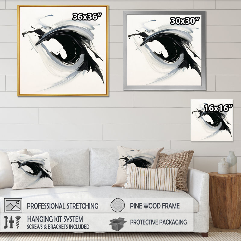 Abstrait neutre X sur toile, Encadrement doré, H 32 po x l 24 po x P 1 po