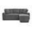Glory Furniture Connie G00400-SCH Sofa Bed Chaise Gray