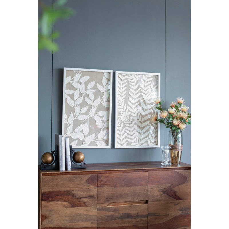 Décoration murale S / 2 Shadow Box, 19,5 x 1 x 31,5 po