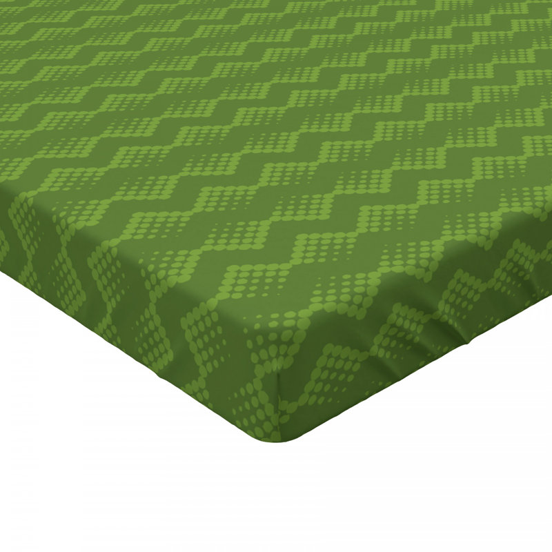 Microfiber Chevron Fitted Sheet, Twin Fitted Sheet