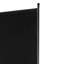 Paravent noir à 3 panneaux, paravent pour chambre à coucher, bureau et hôpital, fabriqué en tissu imperméable fiable en fer, mouvement rapide pour définir les zones, paravent pliant, bureau à écran, cadre