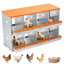 Boîte à nid de poule, boîte à œufs pour poules avec couvercle, boîtes à œufs en métal pour poulailler-995267124-995267121