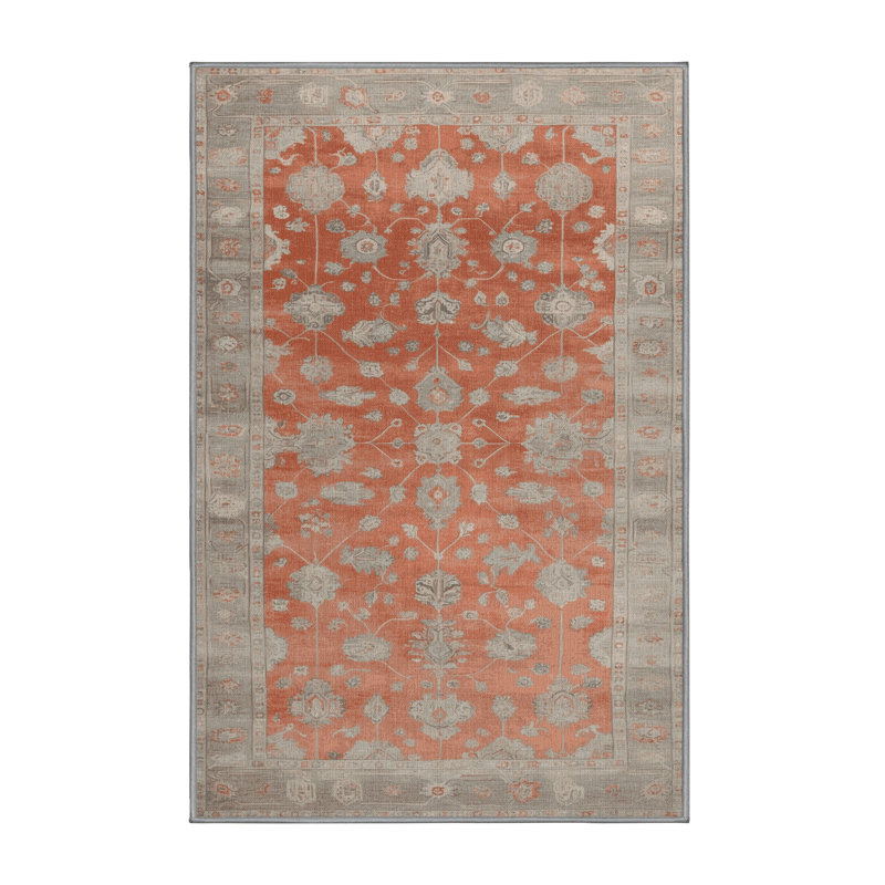 Tapis gris lavable à la machine, Rectangulaire 8 pi x 12 pi