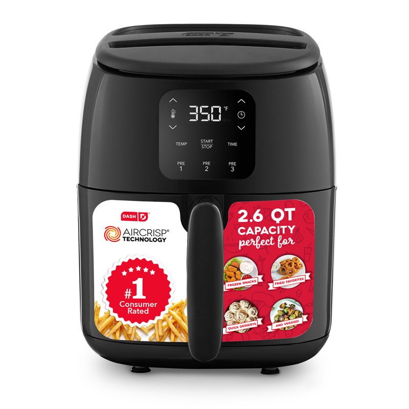 Friteuse numérique Dash Tasti-Crisp, Black