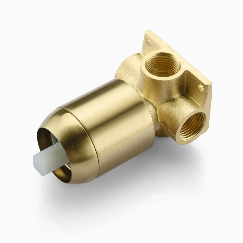 Brushed Gold Stainless Steel Rain Shower Faucet Set