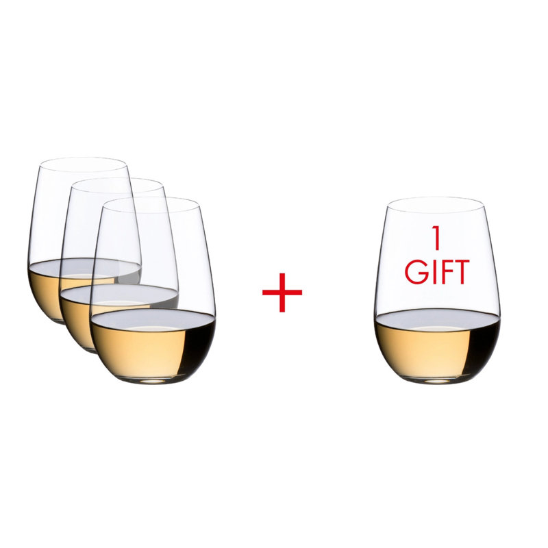 11409360029F4FBEA572C6CECA74895F Verre à vin Viognier / Chardonnay The O oz, paquet de 4
