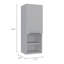 Armoire de salle de bain avec deux tablettes intérieures, deux tablettes extérieures et une porte-2037148820