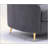 Yuina Gray Linen Sofa