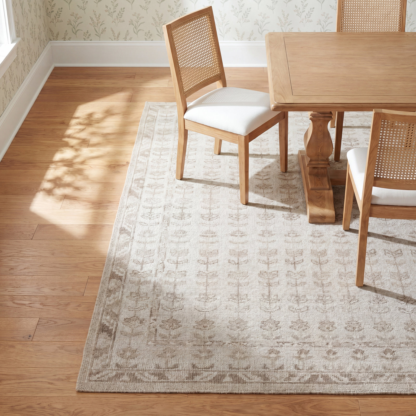 Maeve Hand-Knotted Oriental Wool Rug, Rectangle 7'9" x 9'9"