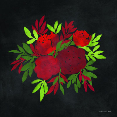 Fleurs rouges par Bluebird Barn - impression