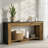 70.9" Farmhouse Console Table with Storage Shelf, Narrow Wooden Entryway Table & Sofa Table Behind Couch for Living Room, Foyer