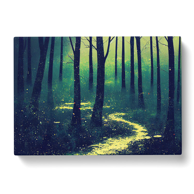 A Painted Forest - Wrapped Canvas
