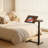 Modern Height-Adjustable C-Type Mobile End Table, Couch Flipped Side Table-125686450