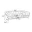 Canapé modulaire 94,49 po en polyester brun-129441889