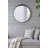 Modern 30" X 32" Round Mirror, Wall Mounted Mirror With Metal Frame-746840063