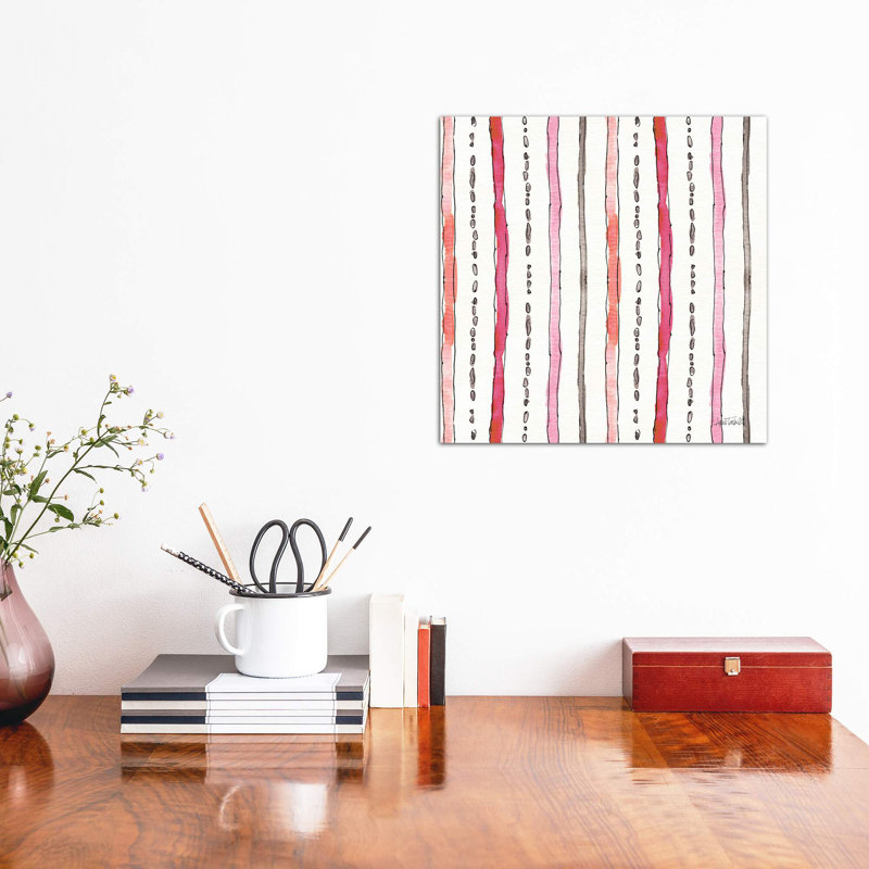 Art sur motif chic accents vi, H 26 po x l 26 po x P 1,5 po, Toile tendue