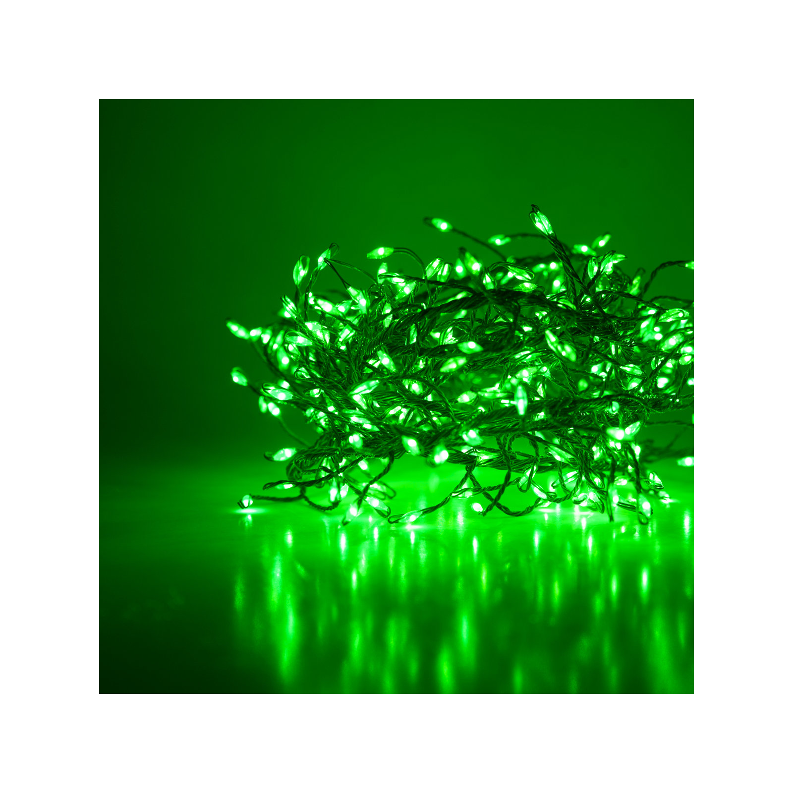 96'' LED String Lights, Green