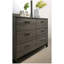 Ensemble de chambre, lit, commode, miroir, table de chevet, commode Ioana-1342961095