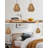 Temara 1-Light Rattan Plaited Pendant Chandeliers-1046183624