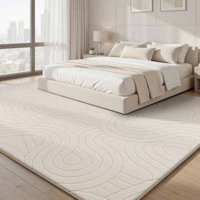 Geometric 160cm X 230cm Area Rug