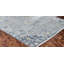 Tapis oriental bleu en laine / viscose noué à la main Frabasilio-2111531409