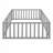 Wood Daybed Frame with Fence-591128208-591128212