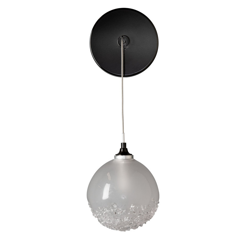 Fritz Steel Wall Armed Sconce, Ink